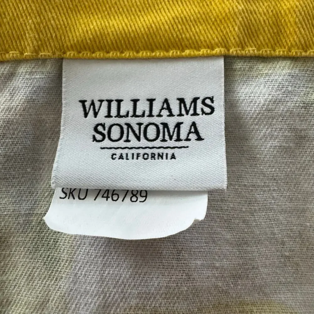 Williams Sonoma Cotton Napkins Set of 2  Meyer Lemon Citrus Blossom Honeybee